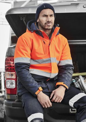 ZJ553_Talent_01_r59GvW9 The Syzmik Unisex Hi Vis Antarctic Softshell Taped Jacket is a warm, quilted jacket with detachable hood. Available in 2 colours. Sizes XXS - 5XL, 7XL.