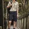 The Syzmik Womens Rugged Cooling Vented Short is a 100% cotton ripstop shorts with multiple pockets. Available in 4 colours. Sizes 4 - 24.