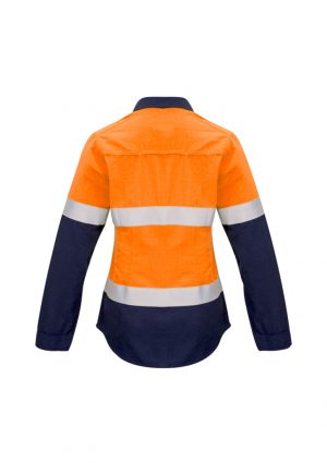The Syzmik Womens FR Closed Front Hooped Taped Spliced Shirt is a 93% Meta-Aramid, light weight shirt. Available in 2 colours. Sizes 8 - 24.