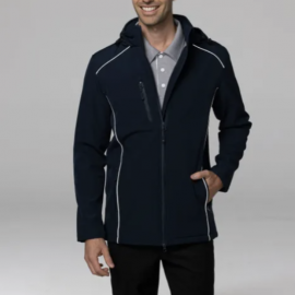 The Aussie Pacific Aspen Mens Jackets is a heavy weight, softshell jacket with concealed hood. Available in 2 colours. Sizes S - 3XL, 5XL, 7XL.