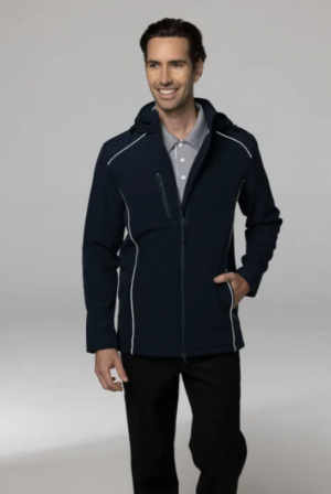 1531 The Aussie Pacific Aspen Mens Jackets is a heavy weight, softshell jacket with concealed hood. Available in 2 colours. Sizes S - 3XL, 5XL, 7XL.