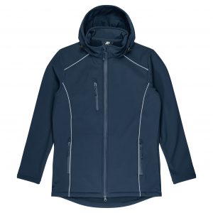 The Aussie Pacific Aspen Mens Jackets is a heavy weight, softshell jacket with concealed hood. Available in 2 colours. Sizes S - 3XL, 5XL, 7XL.