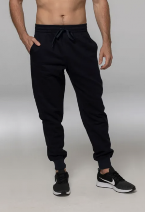 1608 The Aussie Pacific Tapered Fleece Mens Pants are 70% cotton, elasticated pants with pockets. Available in 3 colours. Sizes S - 3XL, 5XL.