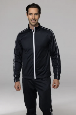 1610 The Aussie Pacific Liverpool Mens Pants are 100% polyester, elasticated pants with pockets. Available in 2 colours. Sizes S - 3XL, 5XL.