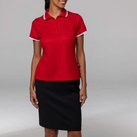 The Aussie Pacific Portsea Lady Polos is a 80% polyester, Dri-wear, short sleeved lady polo. Available in 6 colours. Sizes 6 - 26.