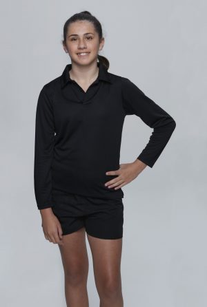 3316_Botany_LS_Kids The Aussie Pacific Botany Kids Polo shirt is made from 100% polyester moisture removal. Available in 6 colours. Sizes 4 - 16.