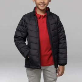 The Aussie Pacific Buller Kids Jacket has a nylon outer, with a lightweight polyester fill. 2 colours. Sizes 4 - 16.
