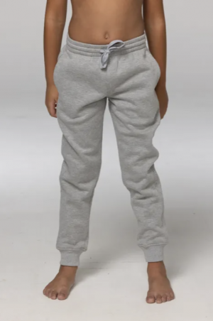 3608 The Aussie Pacific Tapered Fleece Kids Pants are 70% cotton, elasticated pants with pockets. Available in 3 colours. Sizes 4 - 16.