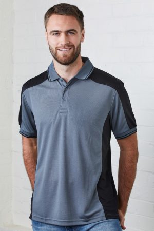 FP131-Heli-Mens-Polo The Unlimited Edition Heli Mens Polo is a 100% polyester, quick-dry polo. Available in 6 colours. Sizes S - 3XL, 5XL, 7XL.