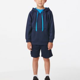 The Unlimited Edition Proform Contrast Kids Hoodie is a 100% polyester, quick-dry, pullover hoodie. 26 colours. Sizes 4 - 14.