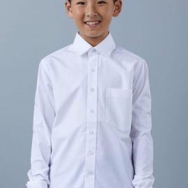 The Unlimited Edition Cardrona Classics Boys Long Sleeve Shirt is a 65% polyester school shirt with pocket. Available in White. Sizes 8 - 14.