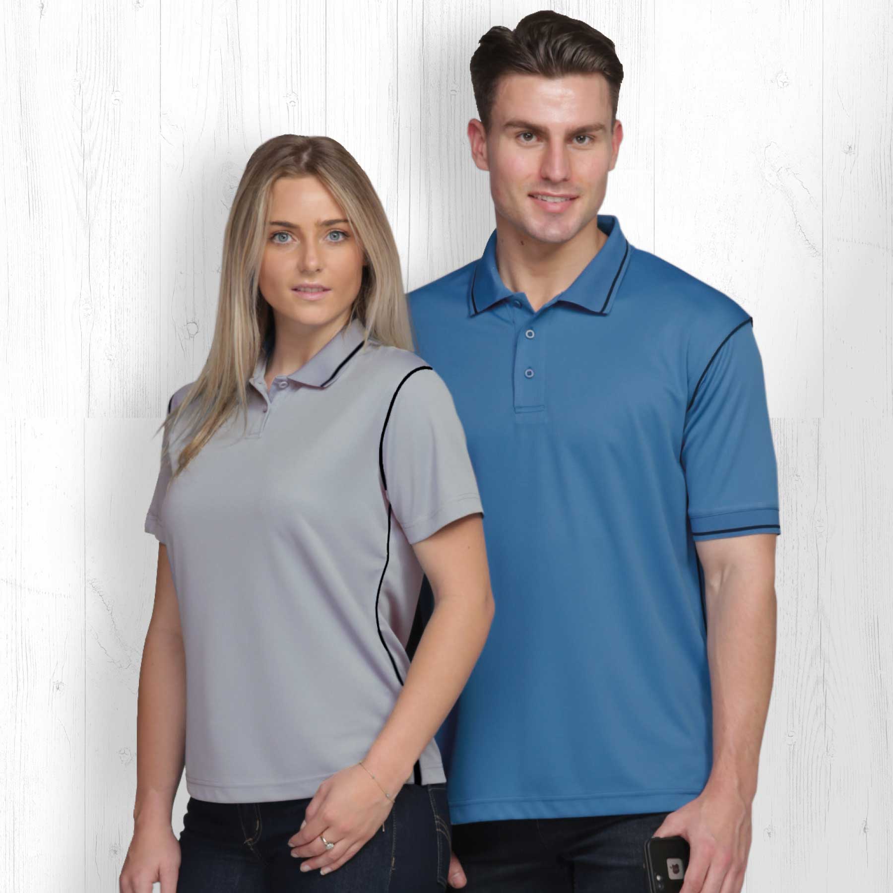 Dri Gear Eyelet Polo Mens main image 1