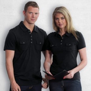 fusion-polo The Catalogue Mens Fusion Polo is a 95% cotton/5% elastane single jersey, tapered fit polo. Available in Black. Sizes S - 3XL, 5XL.