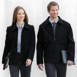 The Catalogue Mens Melton Wool Ceo Jacket is an 80% wool/20% polyamide, classic fit jacket. Available in Black. Sizes S - 3XL, 5XL.