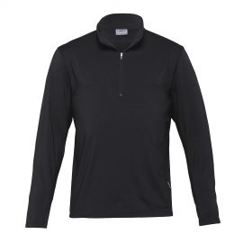 The Catalogue Transition Top is a 92% polyester, moisture wicking top. Available in Black. Sizes XS - 3XL, 5XL.
