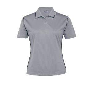 The Catalogue Womens Dri Gear Hype Polo is a short sleeved, moisture wicking polo. Available in 4 colours. Sizes 8 - 20.