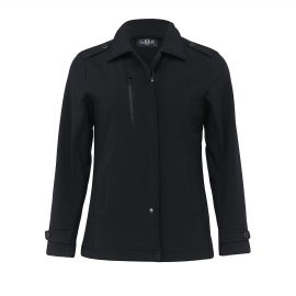 The Catalogue Womens Portland Jacket is a 95% polyester, softshell jacket. Available in Black. Sizes 8 - 22.