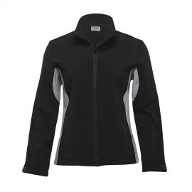 The Catalogue Womens X-Trail Jacket is a 95% polyester, wind resistant and showerproof jacket. Available in Black/Aluminium. Sizes 8 - 18.