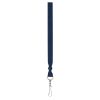 The Catalogue Ribbon Lanyard – Navy is a simple but stylish lanyard with a metal clip. Perfect for displaying name or card holders.