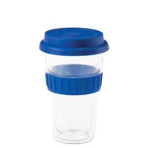 The Catalogue Plastic Double-Walled Mug is a clear plastic, BPA free mug. Double-walled for insulation. Available in 3 colours.