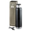 The Catalogue Soundwave Copper Vacuum Audio Bottle is a double walled, stainless steel bottle with a Bluetooth speaker and USB lid.