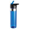 The Catalogue Drink Bottle is a 600ml, BPA free bottle. Made from Tritan material. Flip up mouthpiece with straw.
