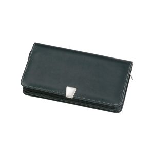 The Catalogue Nappa Travel Wallet is a leather wallet, perfect for storing credit cards and business receipts. Available in Black.