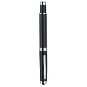 The Catalogue Carbon Fibre Roller Ball Pen is a metal, twist action, roller ball pen. Available in Black. Black ink.
