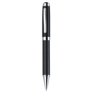 The Catalogue Carbon Fibre Ballpoint Pen is a metal, twist action, ballpoint pen. Available in Black. Black ink.