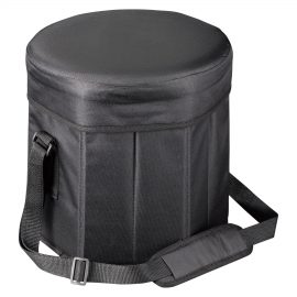 The Catalogue Cooler Seat is a polycanvas cooler that also conveniently makes up as a seat. Easy to store. Holds up to 24 cans.