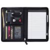 The Catalogue Pedova Jr. Zippered Padfolio is a portfolio with lined writing pad and multiple compartments. Perfect for storing documents, cards and more.