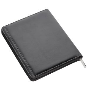 The Catalogue iPad Cover & Stand is an imitation leather and suede lined cover. Zipped closure. Cover converts to a stand.