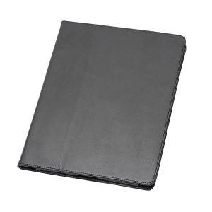 The Catalogue iPad Cover is an imitation leather, magnetic cover for iPads. Media panel holds iPad/tablet to ensure it doesn't fall out.