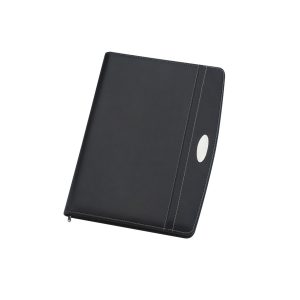 The Catalogue A4 Zippered Compendium is a Koskin leather-look compendium with zippered closure. Multiple pockets and holders.