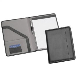 The Catalogue A4 Pad Cover is a leather-look pad cover that includes a writing pad, pocket and holder. Perfect for a busy working day.