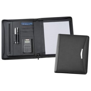 9187-a4-bonded-leather-compendium-combined The Catalogue A4 Bonded Leather Compendium is perfect for holding everything you need for a busy working day. Available in Black.