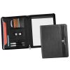 The Catalogue Cutter & Buck A4 Zippered Compendium is a Nappa leather compendium with zippered closure. Multiple pockets.