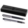 The Catalogue Luxe Tactical Grip Pen Set is a set of 2 aluminium, black ink pens. One ballpoint and one roller ball.