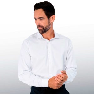 barkers-origin-shirt-white-mens-1 The Catalogue Barkers Origin Shirt – Mens is a 100% cotton shirt. Tapered fit. Available in White. Sizes S - 3XL, 5XL.