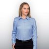 The Catalogue Barkers Quadrant Shirt – Womens is a 100% cotton shirt. Tapered fit. Available in Cobalt Blue. Sizes 8 - 20.