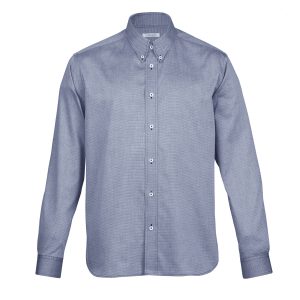 The Catalogue The Bretton Shirt – Mens is a 65% polyester/35% cotton shirt. Tapered fit. Available in Steel Navy. Sizes S - 3XL, 5XL.