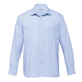 The Catalogue The Broadway Check Shirt – Mens is a 65% polyester/35% cotton shirt. Classic fit. Available in Sky/White. Sizes S - 3XL, 5XL.