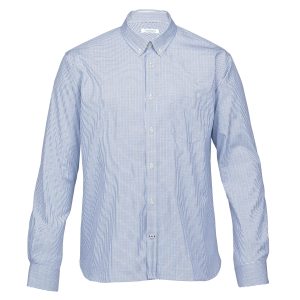 The Catalogue The Cedar Hill Check Shirt – Mens is a 100% cotton shirt with pocket. Tapered fit. White/Navy/Brown. Sizes S - 3XL, 5XL.