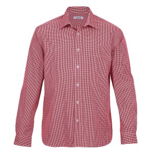 The Catalogue The Kingston Check Shirt – Mens is a 100% cotton shirt. Tapered fit. Available in 4 colours. Sizes S - 3XL, 5XL.