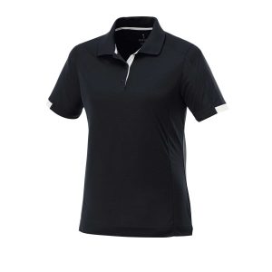 The Catalogue Womens Kiso Short Sleeve Polo is a 100% micro polyester, textured knit polo. Available in 6 colours. Sizes XS - 3XL.