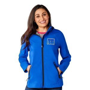 The Catalogue Womens Oracle Softshell Jacket is a waterproof, breathable jacket with detachable hood. Available in 4 colours. Sizes XS - 3XL.