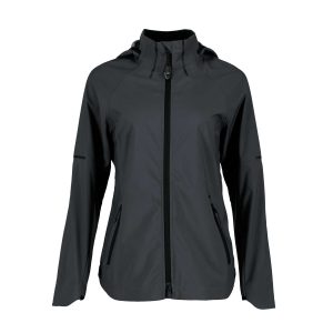 The Catalogue Womens Oracle Softshell Jacket is a waterproof, breathable jacket with detachable hood. Available in 4 colours. Sizes XS - 3XL.
