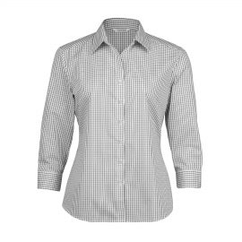 The Catalogue The Folio Check Shirt – Womens is a 65% polyester/35% cotton shirt. Tapered fit. Available in 2 colours. Sizes 8 - 26.