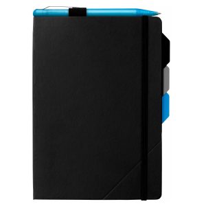 The Catalogue Marksman Alpha Notebook is an imitation leather notebook. Writing paper included. Page dividers. Elastic closure.