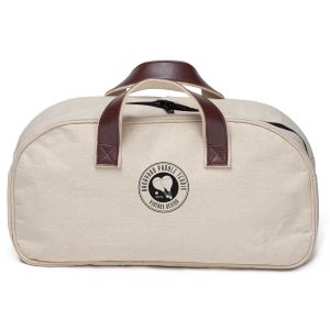 The Catalogue Backyard Paddle Tennis Set is an antique natural wood, 6-piece, paddle tennis set. Comes with a canvas bag.